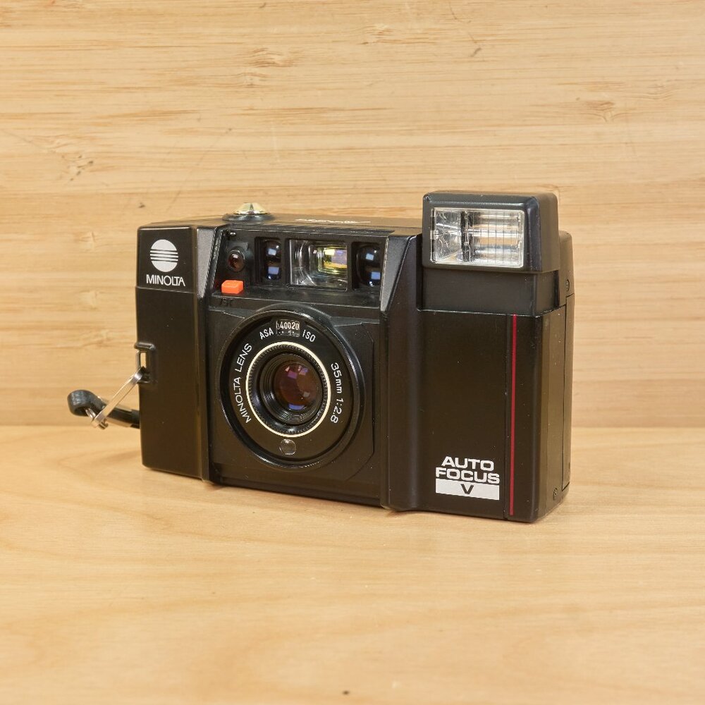 Minolta AF-Sv " the Talker" Point-and-Shoot Camera, Made in Japan